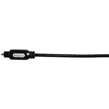 Avinity Stecker Toslink auf Toslink 3 m 127109 Audio-Lichtleiter-Kabel (Schwarz) 00127109