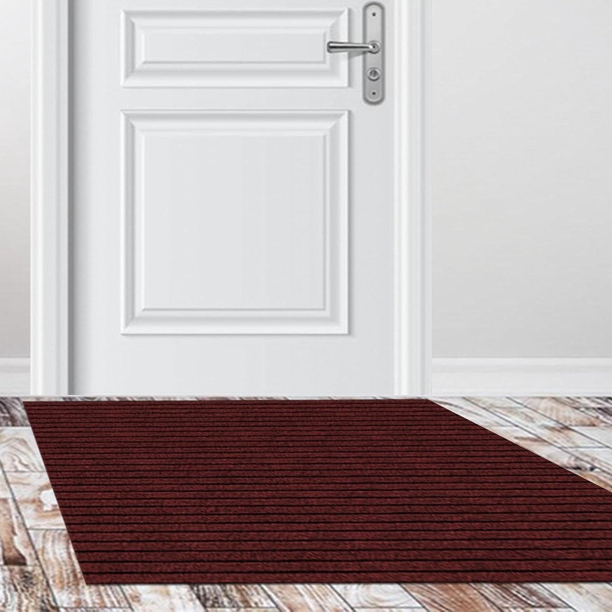 Rode Deurmat Binnen - Wasbare Entree Mat Vuilvanger - 90 x 150 cm