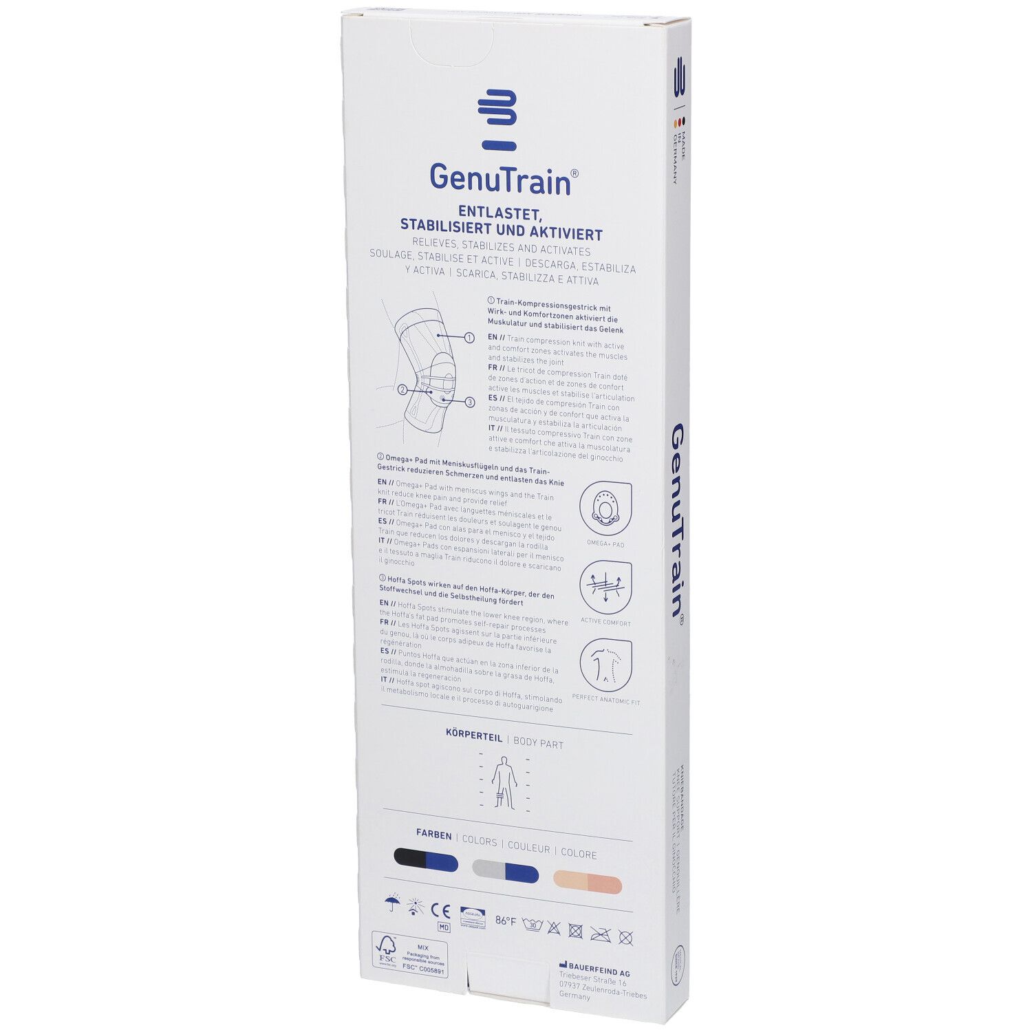 Genutrain Kniebandage Gr.3 natur 1 St Bandage(s)