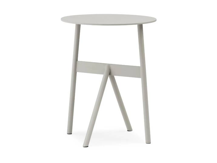 Normann Copenhagen Stock Table table d appoint Ø37 cm H:46 cm Gris chaud'
