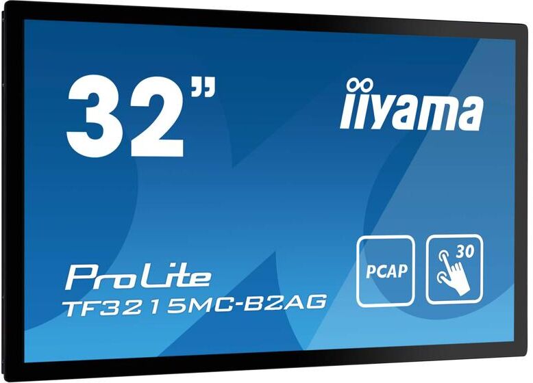 IIYAMA ProLite TF3215MC-B2AG 31.5" Écran Tactile Un affichage tactile Full HD pour tous vos besoins professionnels.