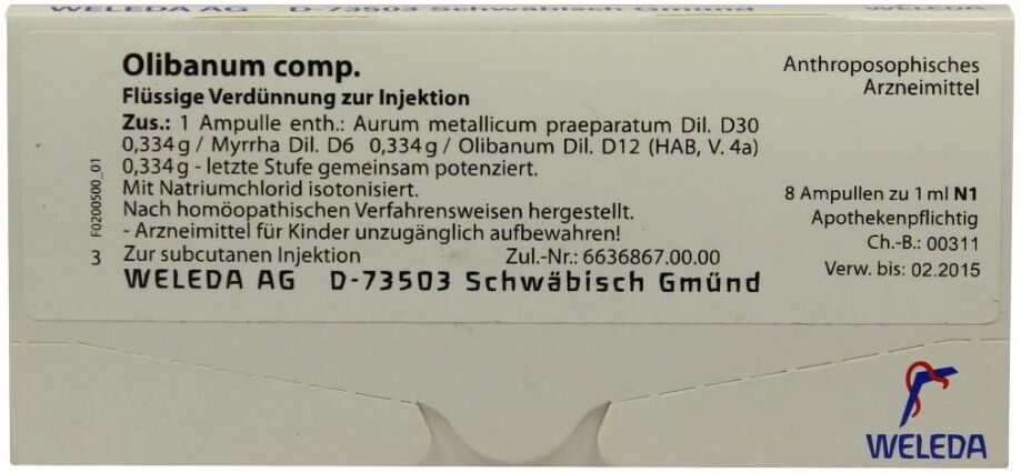 Weleda Olibanum Comp. Ampullen