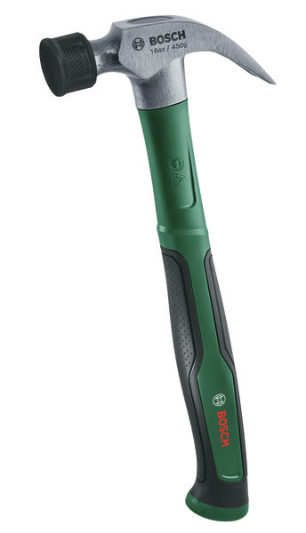 Bosch Handwerkzeuge Klauenhammer 450 g / 16 oz + weicher Stoßfänger 1 600 A03 4GK