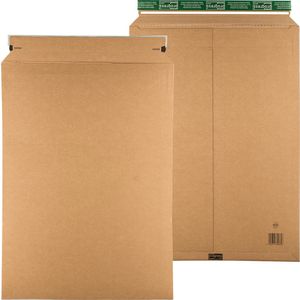 progress Versandtaschen Premium, W01.04 braun, A4+, ohne Fenster, haftklebend, aus Karton, 25 Stück