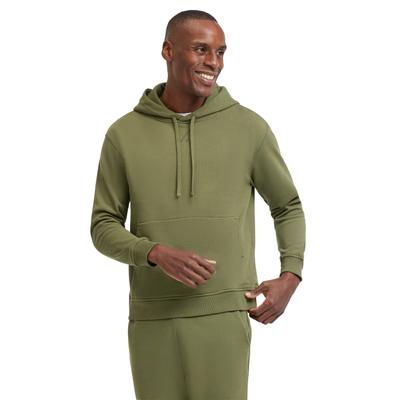 Kapuzenpullover FALKE "Sweat", Herren, Gr. M, grün (herb (7754)), Pullover Kapuzenpullover