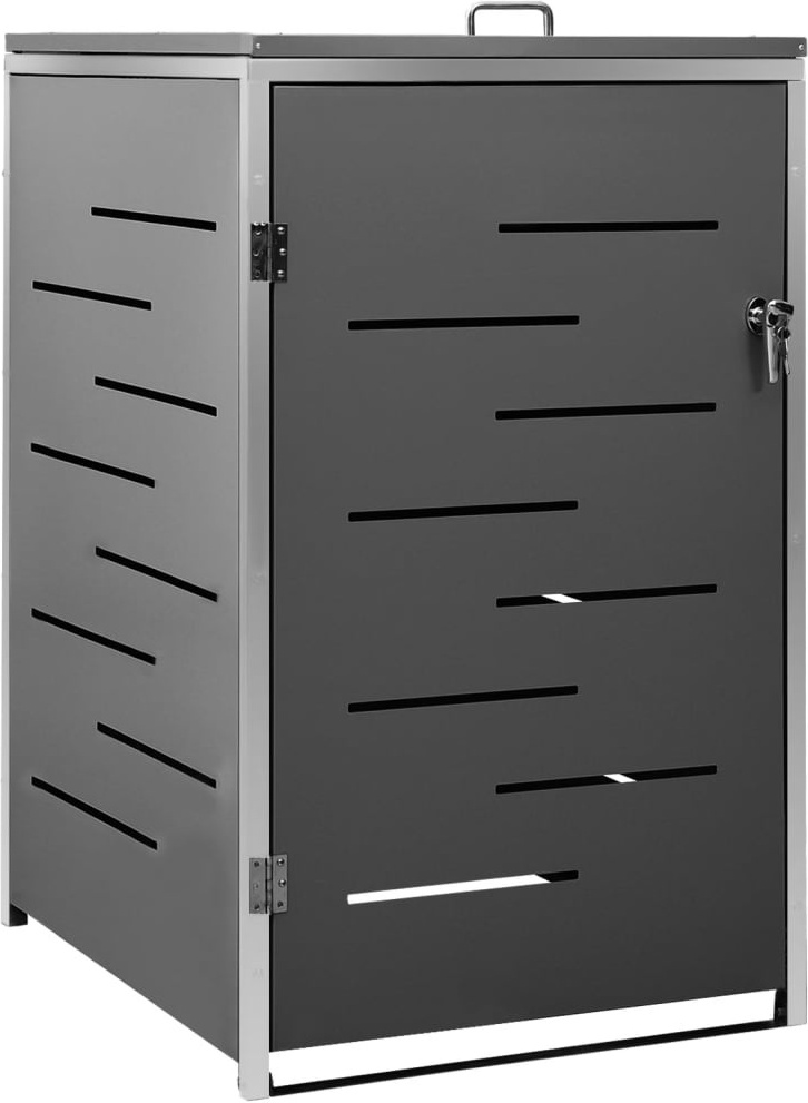 Mülltonnenbox für 1 Tonne 69x77,5x112,5 cm Edelstahl