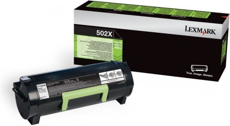 Lexmark 50F2X00 (502X) - Noir - Toner - Grande capacité Noir