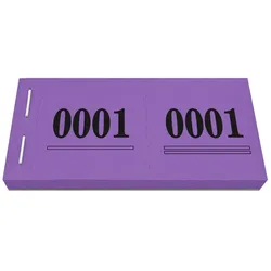 CombiCraft Nummernblock / Doppelnummer Goody in Lila - 1000 Abrisse