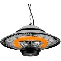 Topex 90-034 electric space heater Infrared Indoor & outdoor 1500 W Juodas, Heizkörper, Schwarz