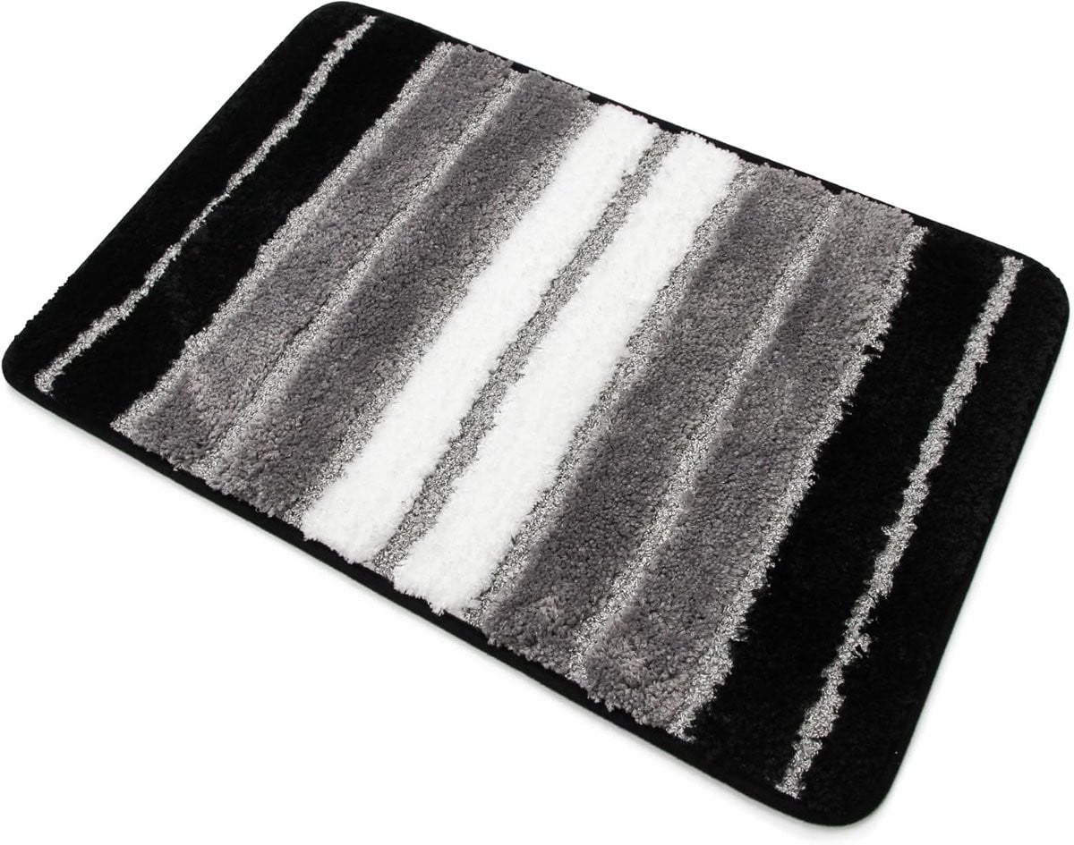 Spesh Badmat voor badkamer, Grijs, Microvezel, 40 x 60 cm
