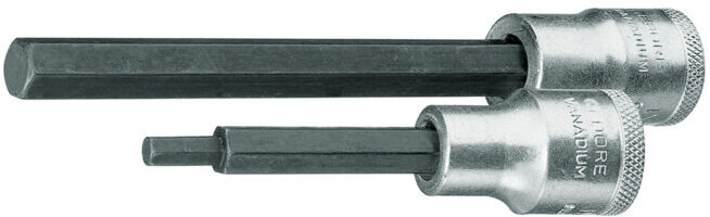 Embout de clé à douille IN 19 1/2 po. 6 pans femelle ouv. de clé 7 mm L. 100 mm ; Gedore (6157570)