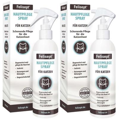 Felisept Hautpflegespray f.Katzen 2x 2x250 ml Spray