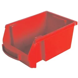Viso 24x Sichtlagerkästen 1 Liter rot, 10.1x7x15.7 cm