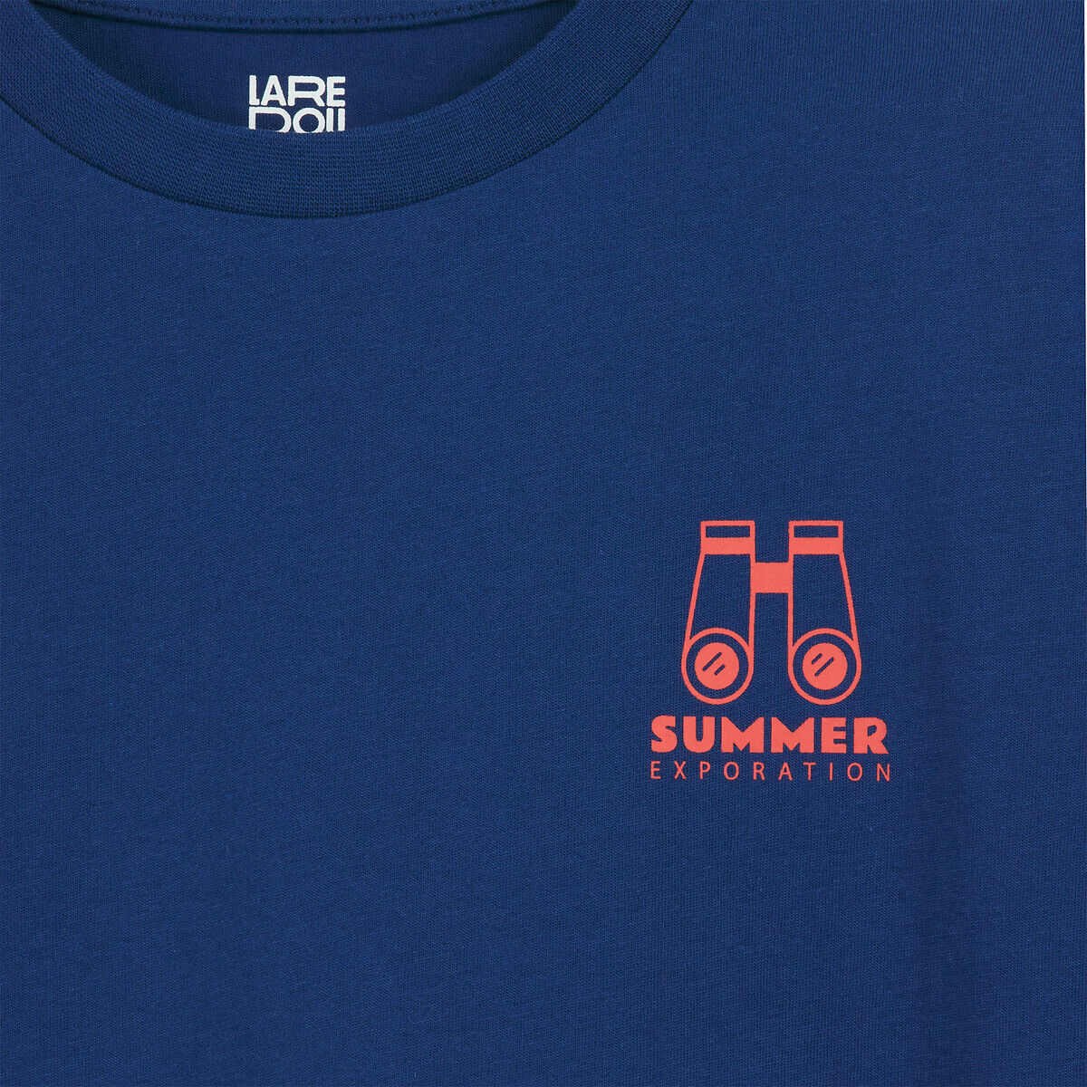 LA REDOUTE COLLECTIONS Lot de 5 T-shirts col rond, à manches longues, thème camping