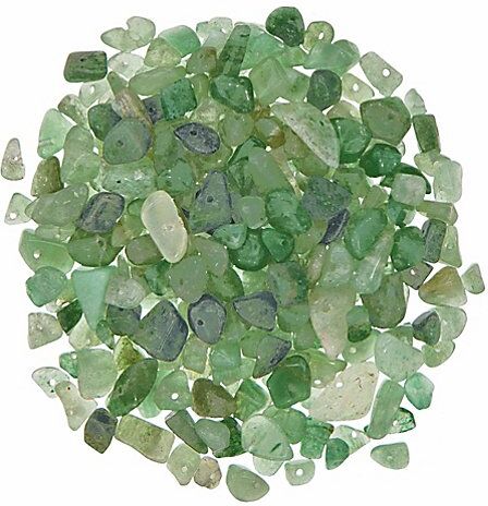Halbedelsteinperlen "Aventurin", grün, 5–10 mm, 50 g