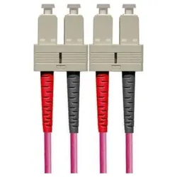 DNTP LWL-Patchkabel dx. 50/125μm OM4 pink SCd/SCd 3m