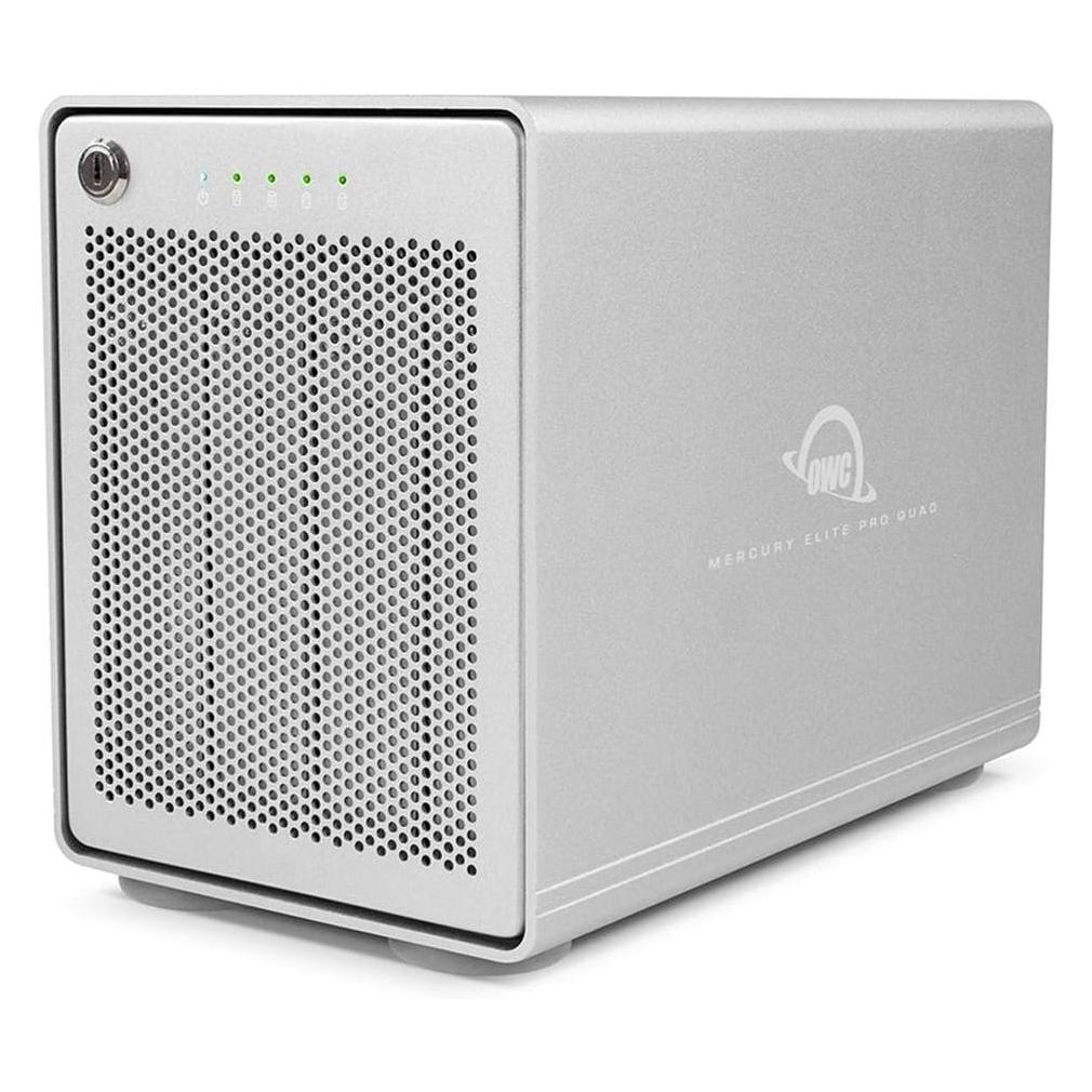 OWC Mercury Elite Pro Quad - HDD-Gehäuse - 2.5/3.5 Zoll - Serial ATA III - USB Konne (2.5", 3.5") (OWCMEQCTSRT00)