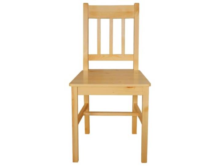 POUFGDR Essstühle, 4 Stück, massives Kiefernholz Massives Kiefernholz, glatte Lackierung, ergonomisches Design, max. 110 kg pro Sitz