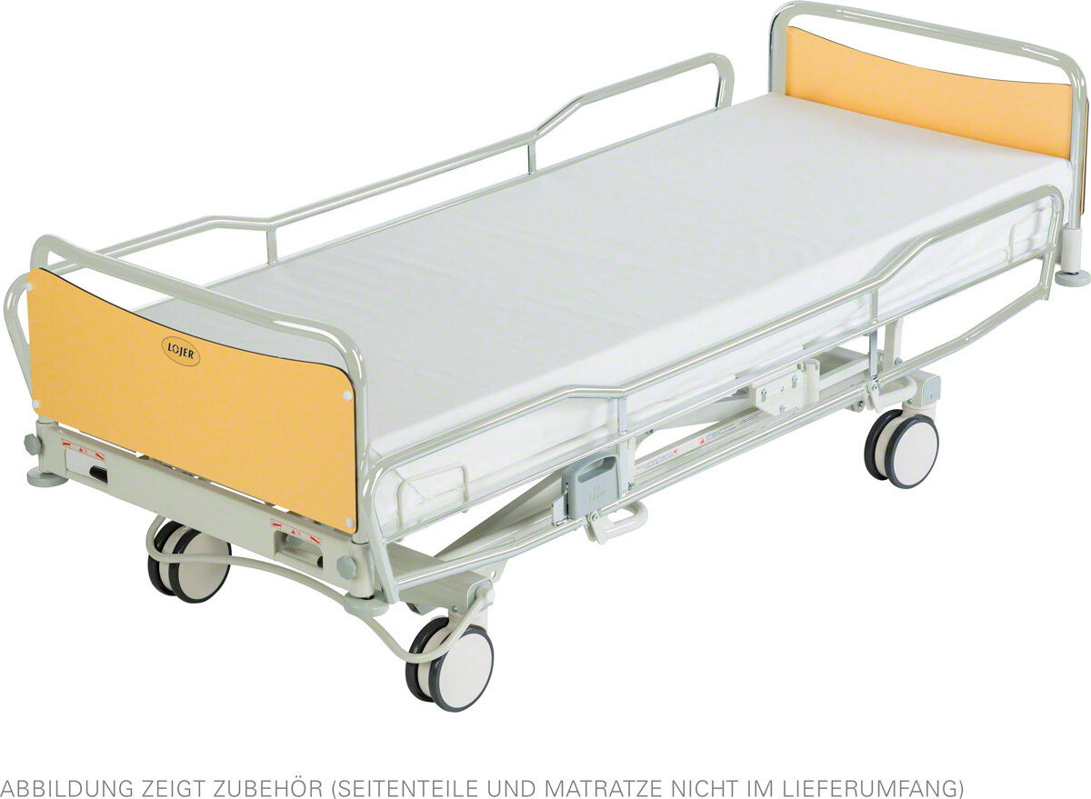 Lojer Krankenhausbett ScanAfia XS 480, Trendelenburg, RAL9010
