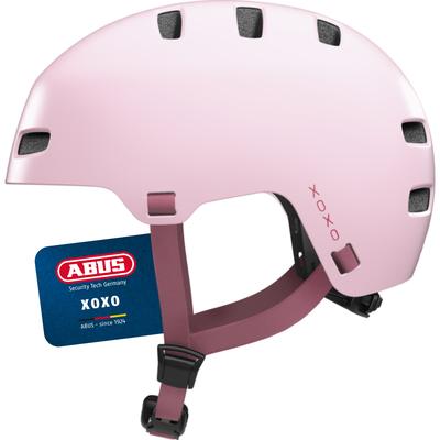 Fahrradhelm ABUS "XOXO" Gr. M, rosa (rosa (strawberry rose)), Helme, M Kopfumfang: 54cm - 58cm