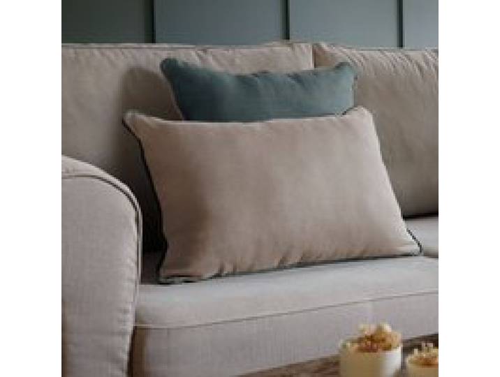 Coussin lin passepoil Carly
