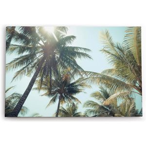Sinus-Art Wandbild Palmen, Leinwand, Querformat, 120 x 80 cm