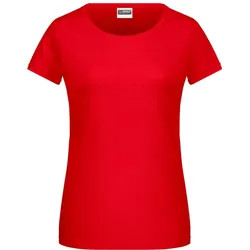 James & Nicholson Damen Bio T-Shirt 8007 tomato M