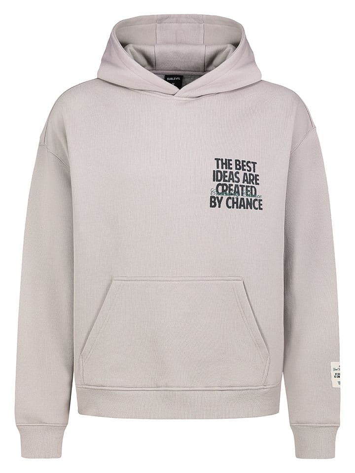 Sublevel Hoodie in Hellgrau - S