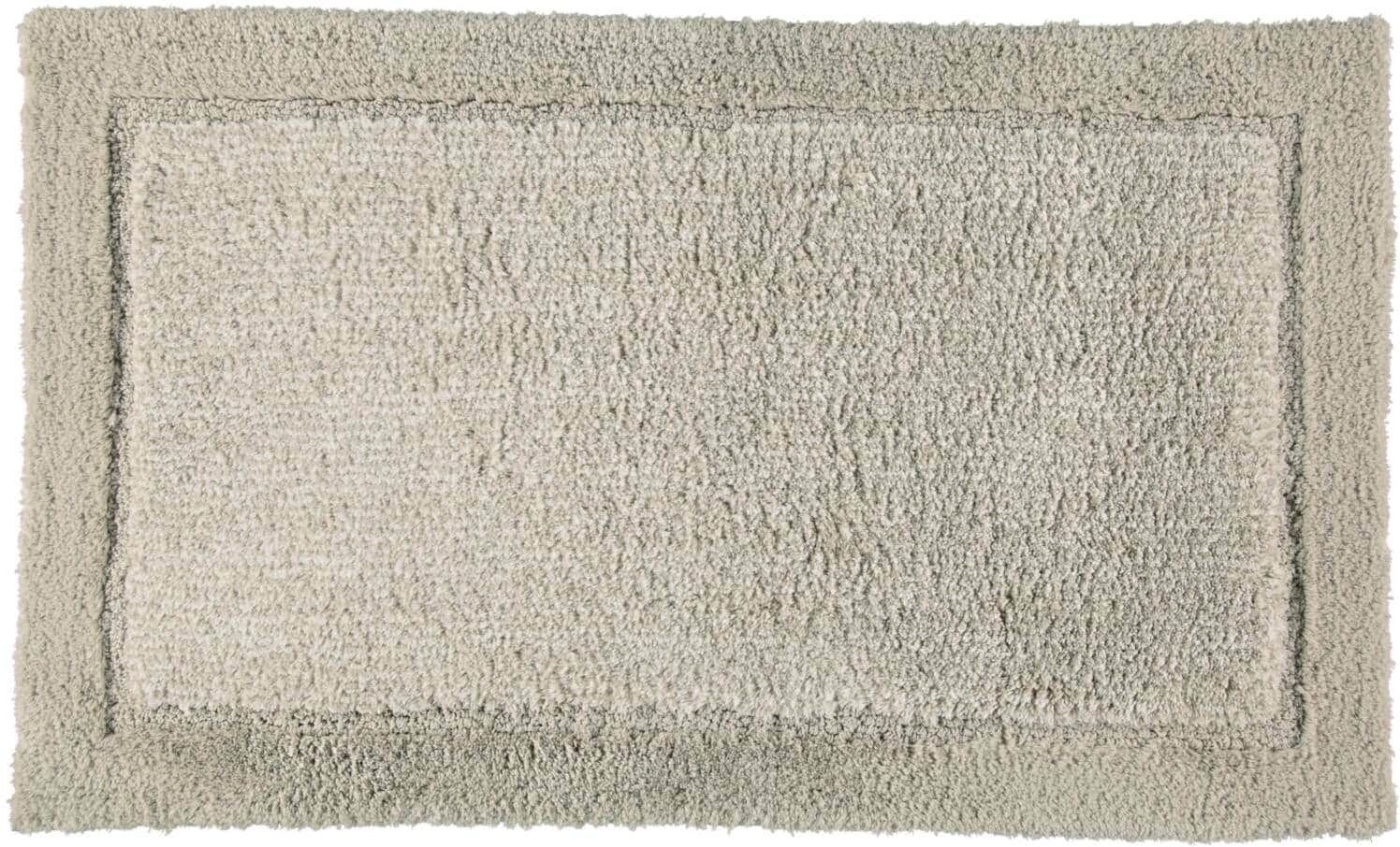 Badematte CAWÖ "Two-Tone", beige (sand), (60cm x 100cm ), 1 Stk., Polyester, Badematten, Badematte, Hochwertige Badematte sand (60cm x 100cm ), 1 Stk.