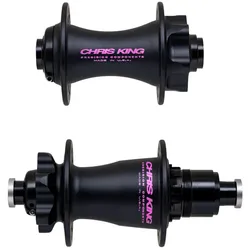 CHRIS KING Naben Set MTB Gen 4 Edelstahl 6-Loch | Boost | Freilauf SRA