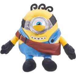 Schmidt Spiele - Minions Plüschfigur James 25 cm – Kuscheltier aus Minions & Monster Film, weich & detailgetreu