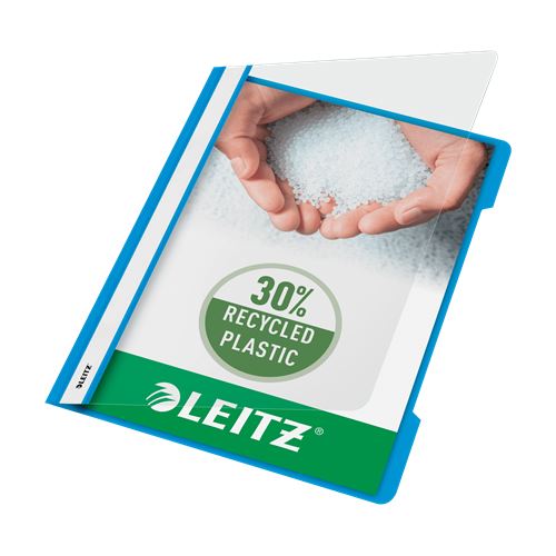 LEITZ Schnellhefter 4191 Kunststoff hellblau DIN A4