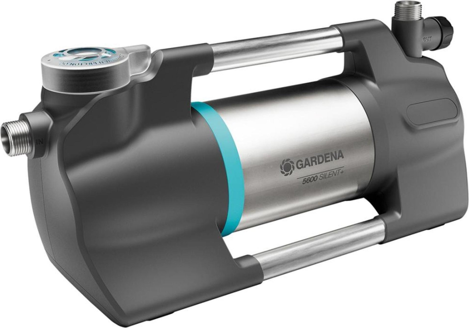 Gardena Tuinpomp 5600 Silent+ donkergrijs/roestvrij staal 900 Watt