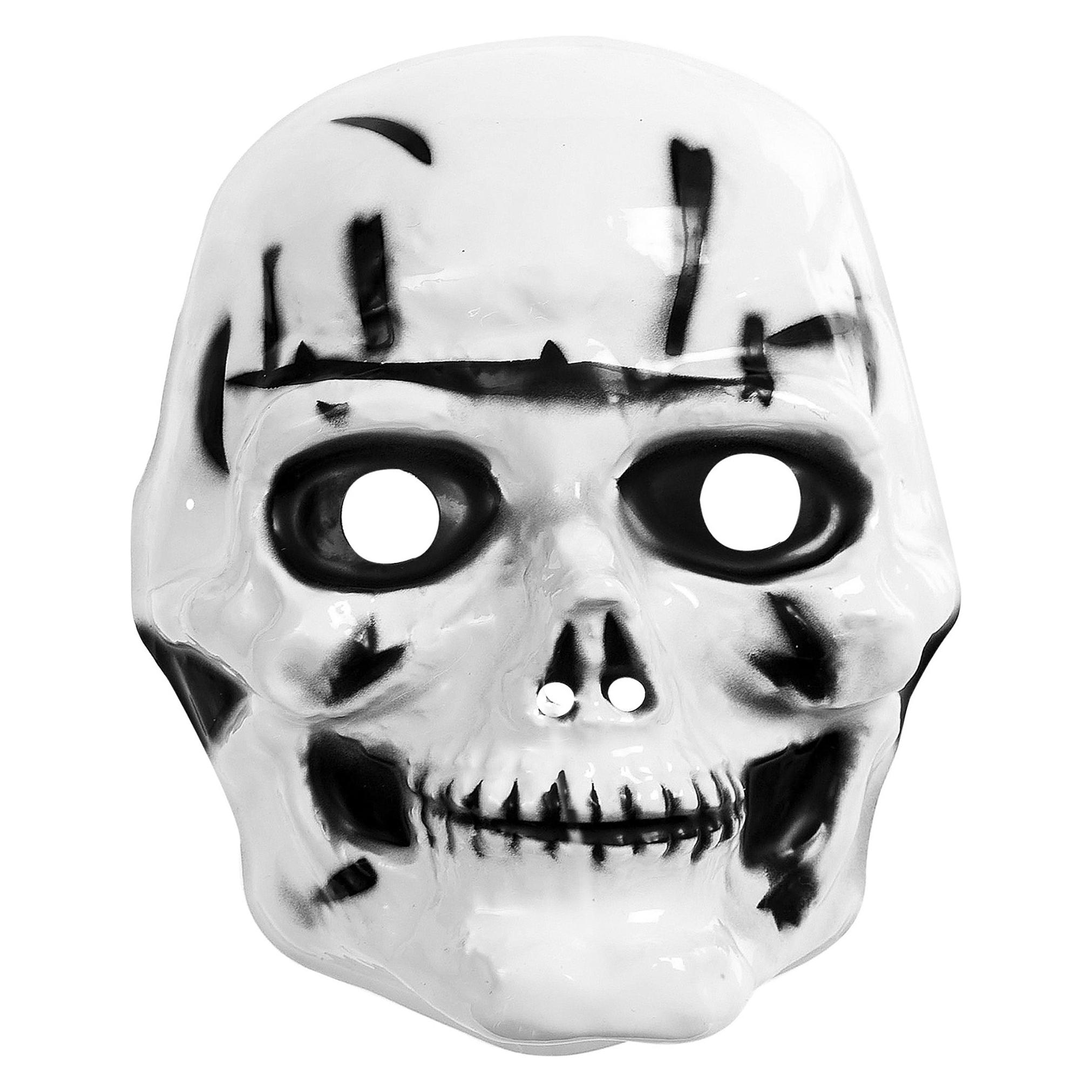 Widmann Maske Totenkopf aus Plastik (2663T)