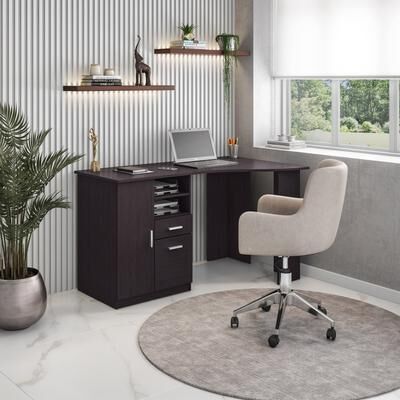 Techni Mobili Classic Office Desk with Storage