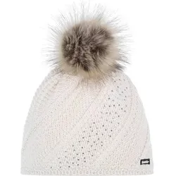 EISBÄR Damen Mütze Sita Lux Crystal MÜ, Größe ONE SIZE in Weiß Weiß