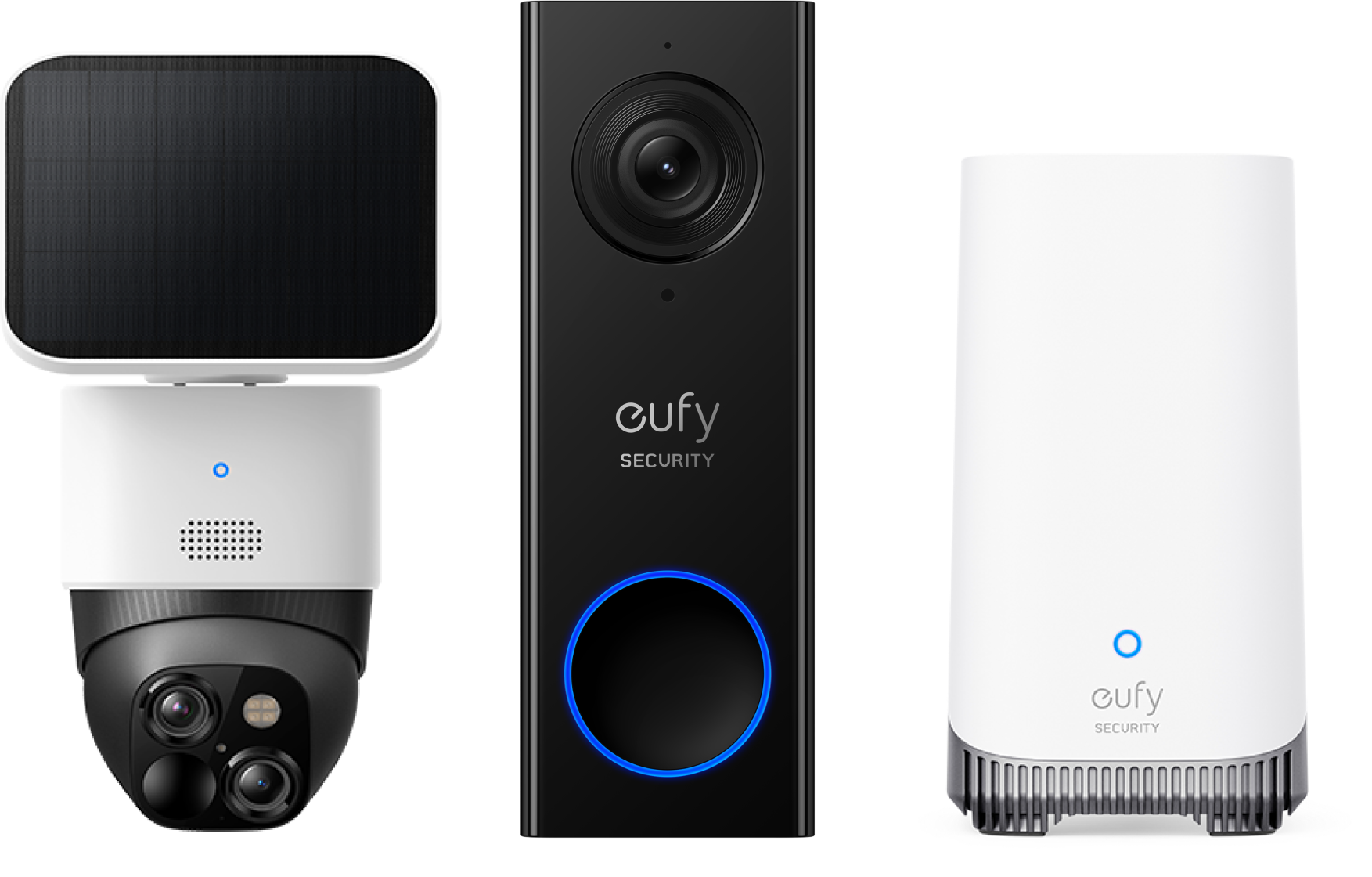 eufy SoloCam S340 + Video Doorbell E340 + HomeBase S380 bundle