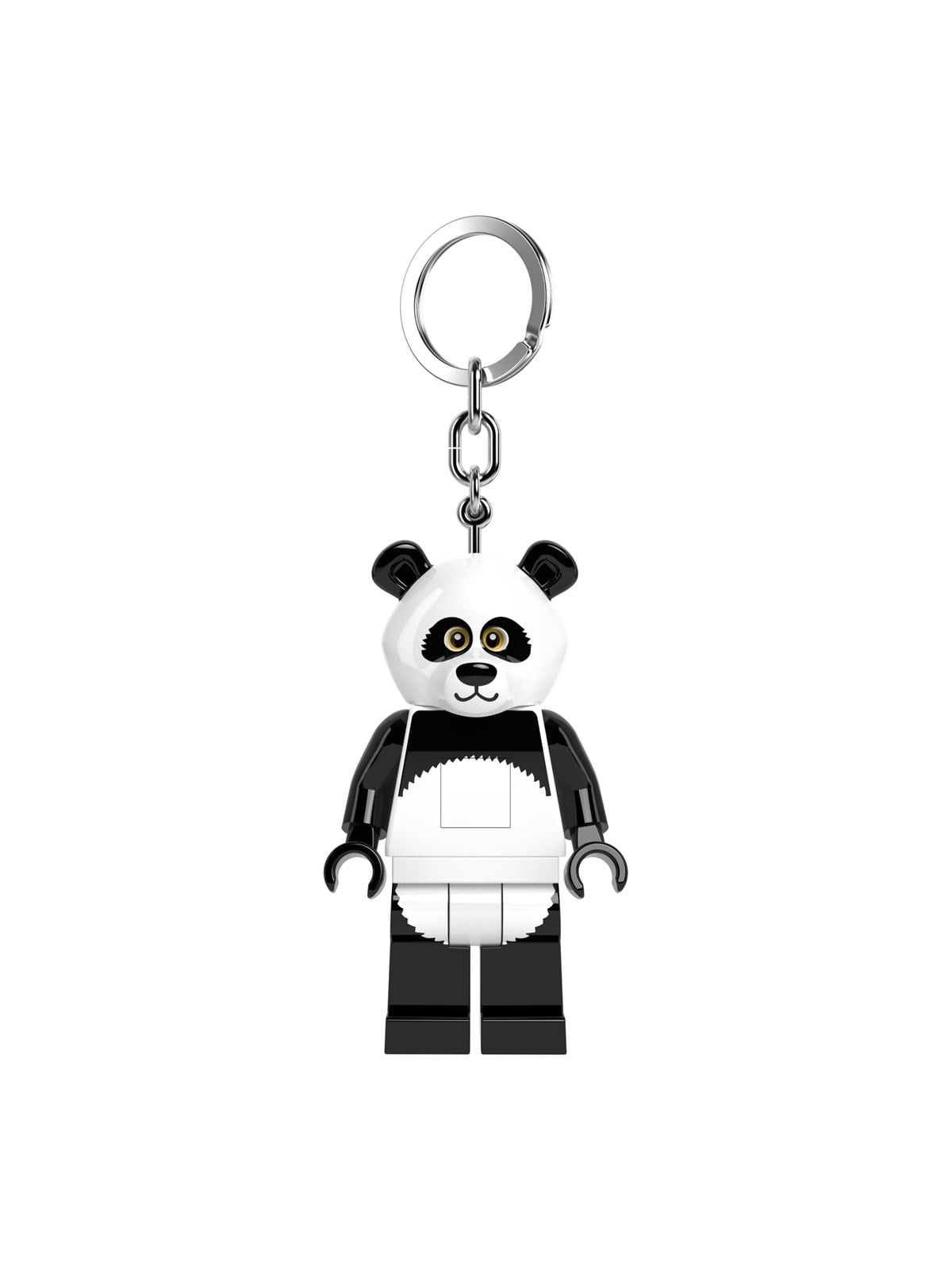 LEGO Minifiguren Licht Panda Guy Schlüsselanhänger mit LED-Licht