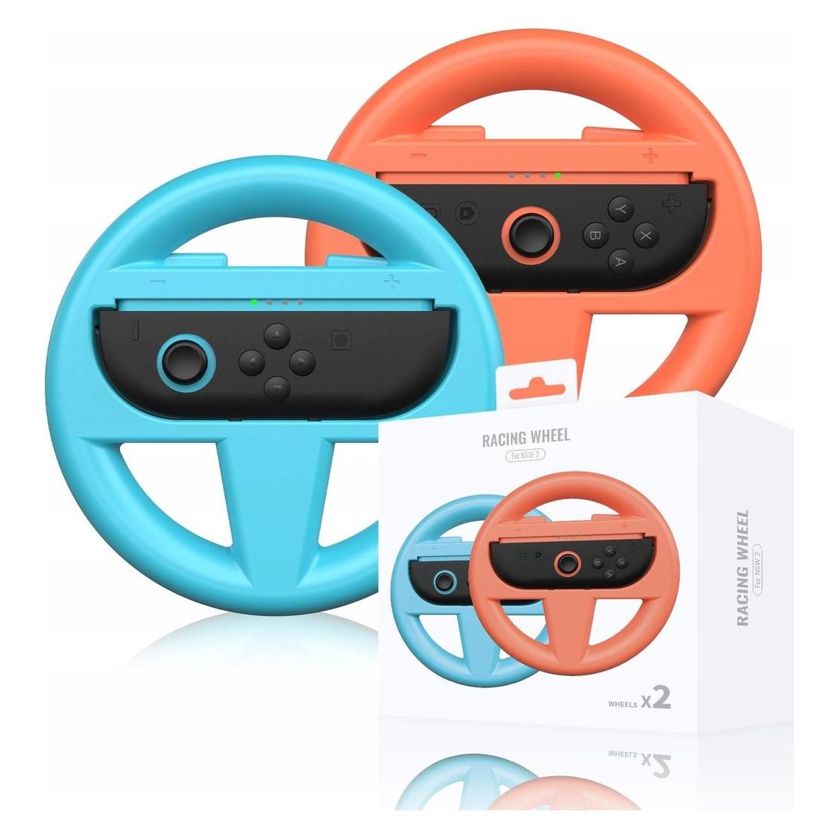JYS 2x Kierownica Uchwyt Nintendo Switch 2 / Nsw2 Niebieski Czerwony Mario Kart / Jys-ns2261 (Switch) (58328786)