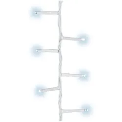 Lumineo KOMPAKTE LED-GIRLANDE, BLINKEND, KALTWEISS, 16M, 500 LEDS, WEISSES KABEL