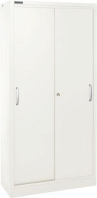 Schäfer Shop Select Schiebetürenschrank, 5 Ordnerhöhen, B 1200 mm, weiß RAL 9003