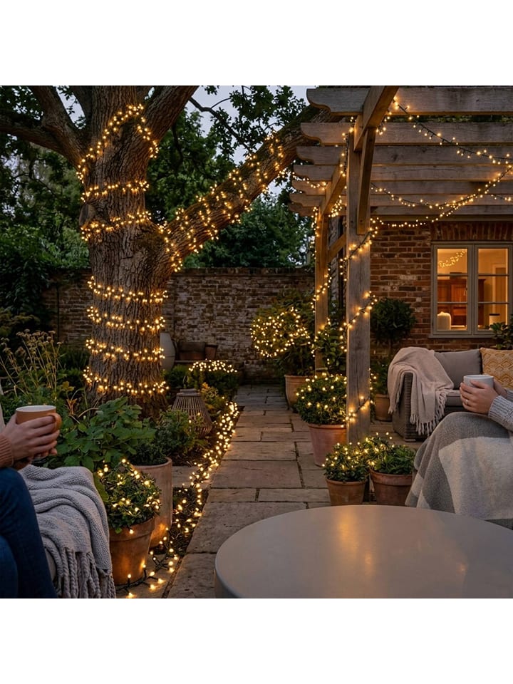 WellHome LED-Lichterkette in Warmweiß - (L)3000 cm - onesize