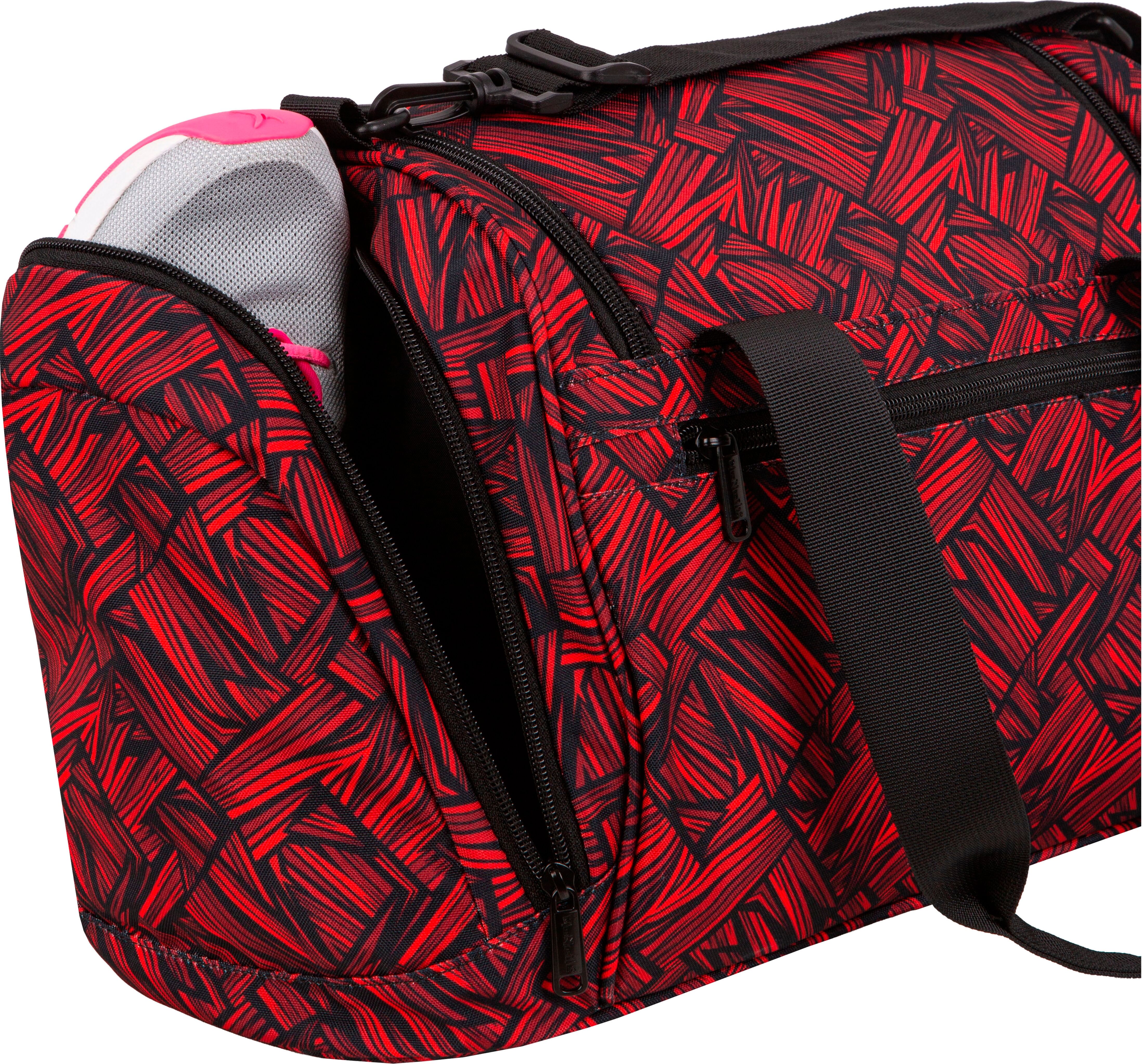 Sporttasche MCNEILL "Zack", Jungen, Gr. B/H/T: 45cm x 27cm x 26cm, rot (zack), Polyester, Taschen Sporttasche, für Schule, Sport und Freizeit