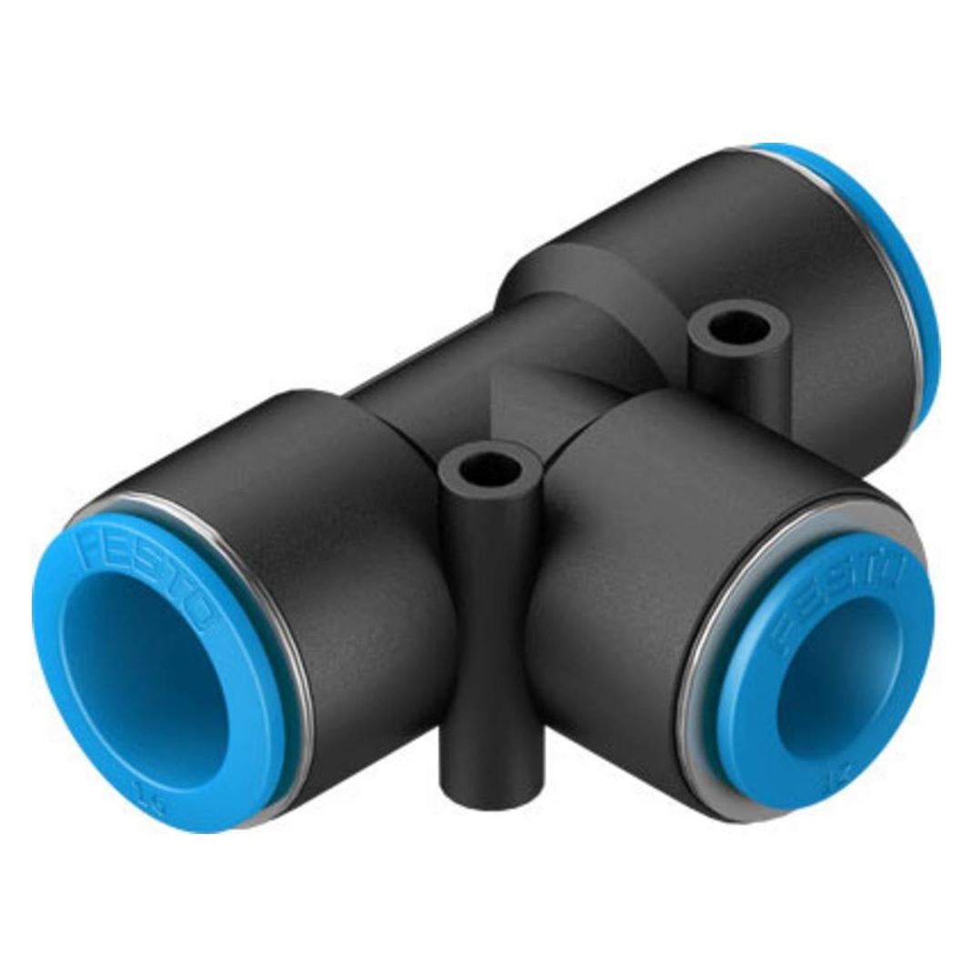Festo Push in T Connector, 16mm, 12mm (QST-16-12)
