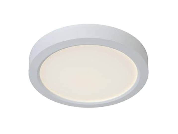 LUCIDE TENDO-LED - Plafonnier - Ø 22 cm - LED - 1x18W 3000K - Blanc