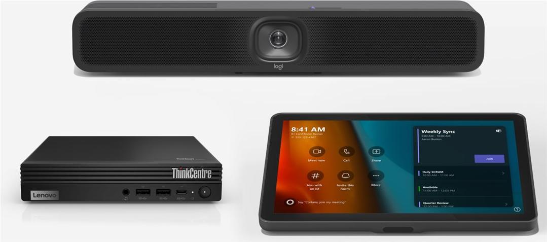 Logitech TAPMUP2MSTENT, Gruppen-Videokonferenzsystem, 4K Ultra HD, Schwarz