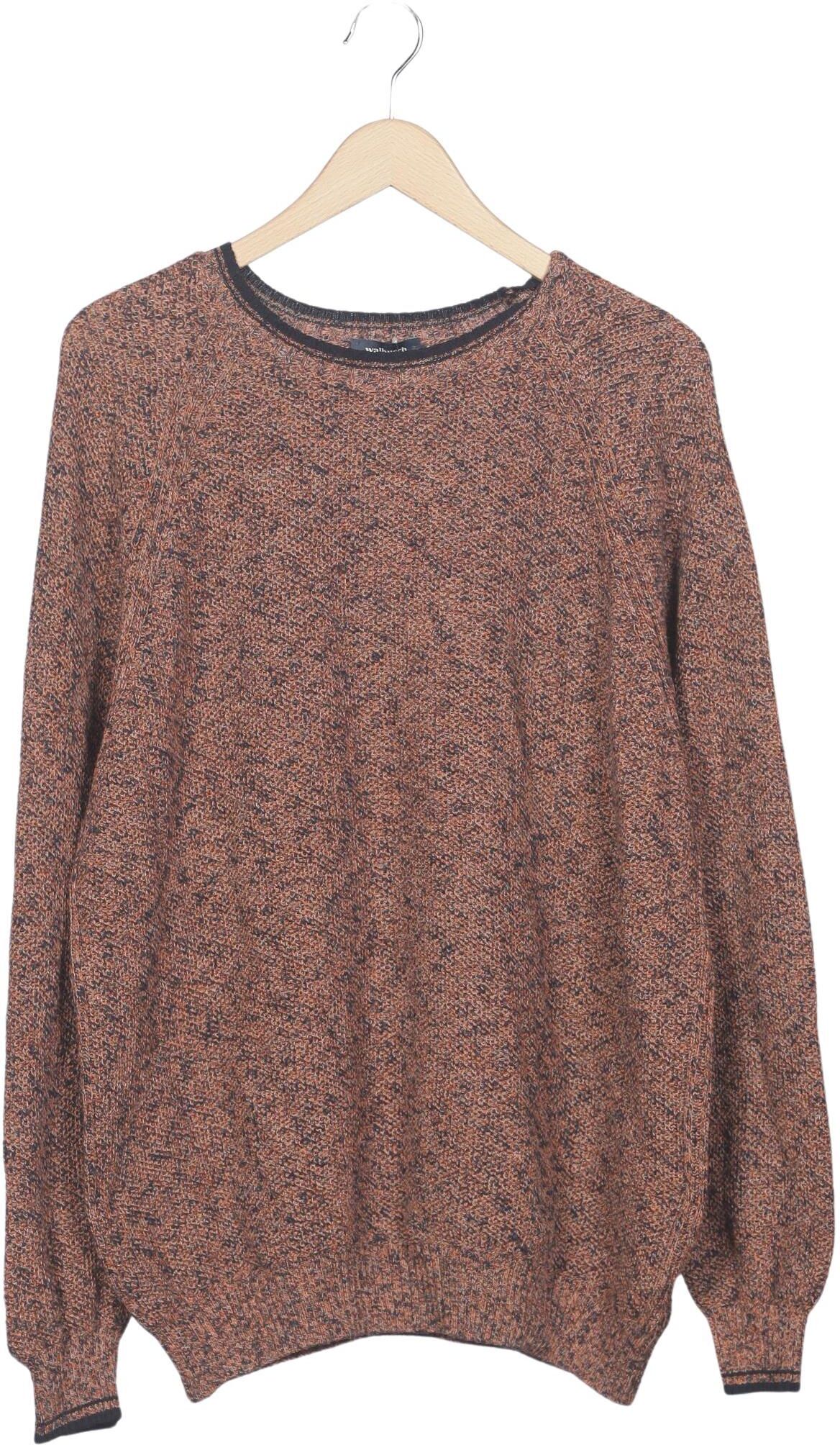 Walbusch Herren Pullover, Braun, Gr. EU 58, Baumwolle / Synthetik - Second Hand
