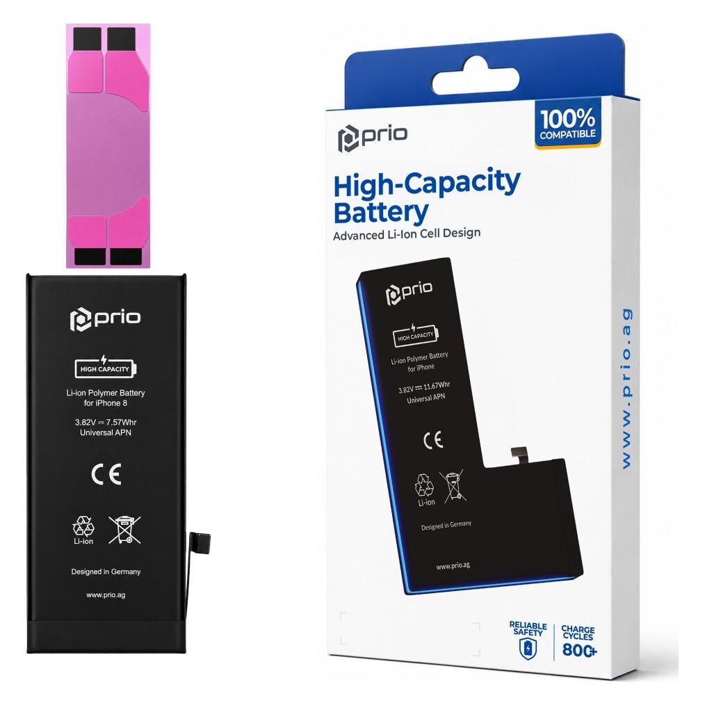 prio Hochleistungsakku für iPhone 8 (2200 mAh) - Universal APN - (PBA-1503)