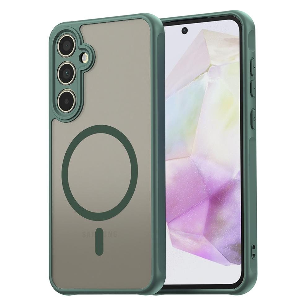 Techsuit - HaloFrost II MagSafe - Samsung Galaxy A35 5G - Green (Samsung Galaxy A35) (59329062)