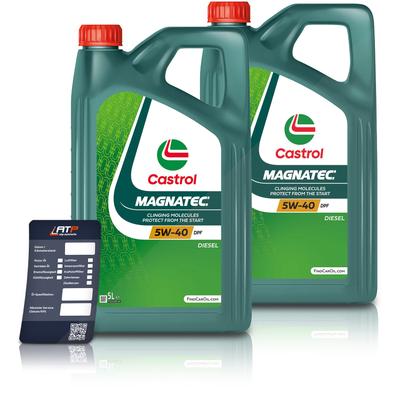 Castrol 10 L Magnatec 5W-40 DPF + Ölwechsel-Anhänger [Hersteller-Nr. 15F913]